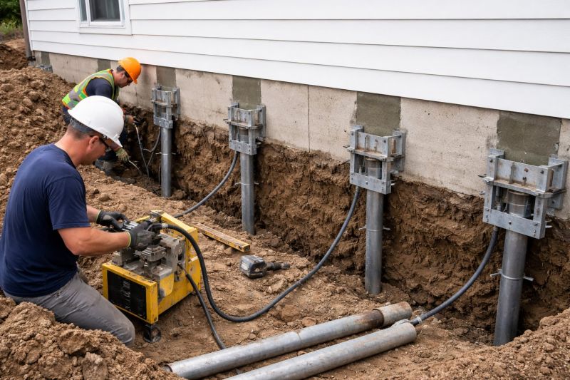 Helical Pile Installation in Tampa, FL